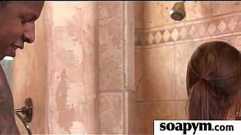 Soapy massage and shower blowjob 8