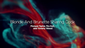 My wife let me fuck her big boobs blonde gilf friend