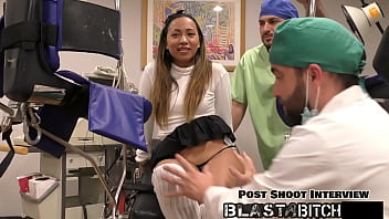 Melany lopez's back gets blasted full of cum