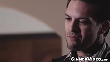 Sensual slut with huge tits sucking and riding big throbbing dick before the dude ejaculated on her