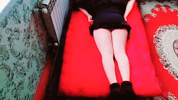 Hot Little Booty Smooth Legs Crossdresser Swallowing Cute Cock By Legs thumbnail