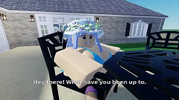 Roblox girl sucks big step bros dick after little sis sees it