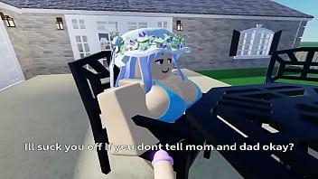 Roblox girl sucks big step bros dick after little sis sees it Roblox girl sucks big step bros dick after little sis sees it