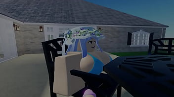 Roblox girl sucks big step bros dick after little sis sees it