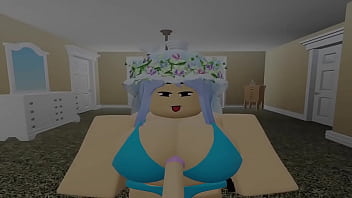 Roblox girl sucks big step bros dick after little sis sees it