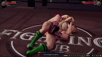 Kallan vs tiffany nf3d female mma combat ring