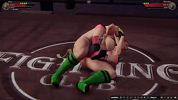 Kallan vs tiffany nf3d female mma combat ring