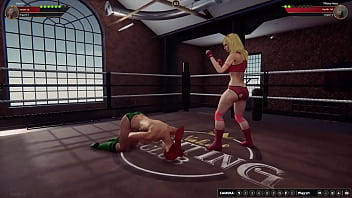 Kallan vs tiffany nf3d female mma combat ring