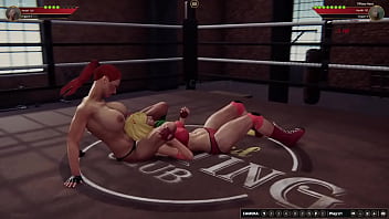 Kallan vs tiffany nf3d female mma combat ring