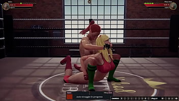 Kallan vs tiffany nf3d female mma combat ring