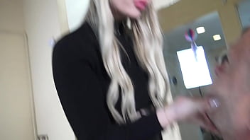 French princess slapping & spitting mirror humiliation