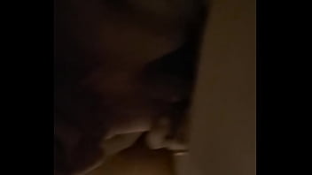 Stacia giving o t a blowjob