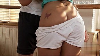 Busty girlfriend striptease