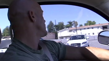 Blonde porn babe with big fake tits tyann mason gets coated in cum