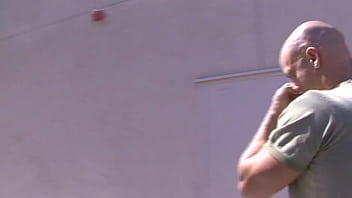 Blonde porn babe with big fake tits tyann mason gets coated in cum