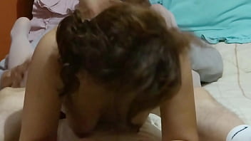 Stepson licks my pussy better than my husband fucks me and cums inside me