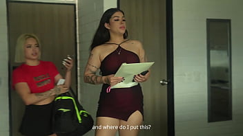 Two college babes in intense lesbian action — ass lick to orgasm