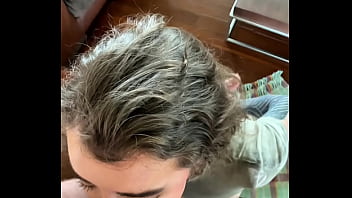 Hot canadian blonde eden ivy gags & licks balls after casting sloppy pov cum shot