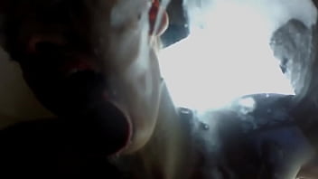 Licking the table clean