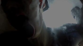 Licking the table clean