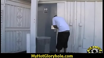 Interracial white lady confesses her sins at gloryhole 10