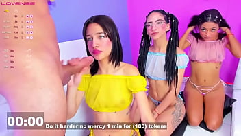 Beautiful friends enjoy a nice big fat cock