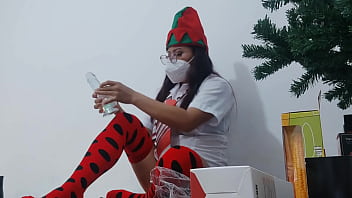 Mature Student Doesn't Attend Class Because She Stays At Home Checking Out The New Erotic Christmas Gifts She Masturbates With The Gifts Like A Slut thumbnail