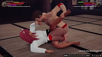Master baiter vs franzi nf3d mixed sexual combat dojo