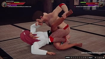 Master baiter vs franzi nf3d mixed sexual combat dojo