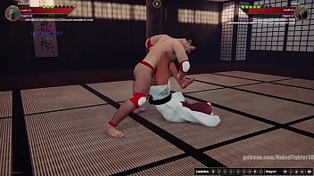 Master baiter vs franzi nf3d mixed sexual combat dojo