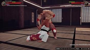 Master baiter vs franzi nf3d mixed sexual combat dojo