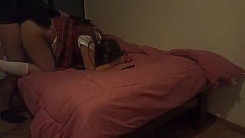 Why are you touching my ass what's wrong with you i made the big assed student girl visit me after class that's how our math "project" ended