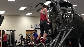 Thick white girls working out