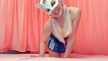 New secret toy under mia's mimi skirt