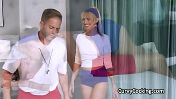 Post volleyball dicking with the trainer