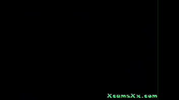 Blonde strips on cam on webcam