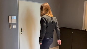 Slut lety howl in training submissive's master fuck her ass and mouth but let her cum