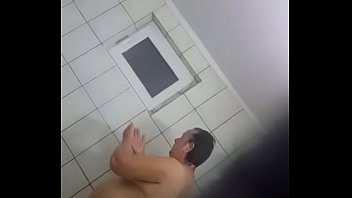 Spy granny in shower Spy granny in shower