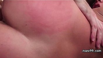 Big breated horny milf's bedroom seduction