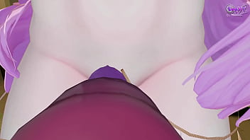 Futanari angel girl pounds your mouth hole