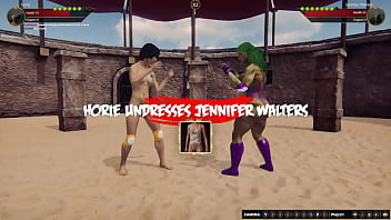 Horie vs jennifer nf3d lesbian combat
