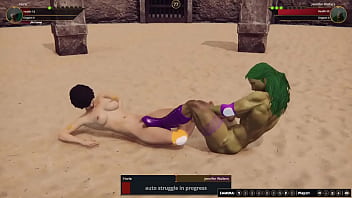 Horie vs jennifer nf3d lesbian combat
