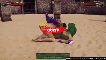 Horie vs jennifer nf3d lesbian combat