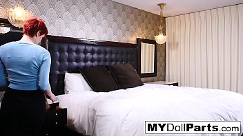 Hot babe plays with herself