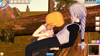 Koikatsu tomboy riley fucks guy outdoors