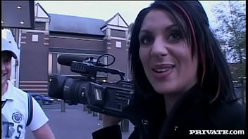 Tattooed samantha takes on two strangers cocks at the same time