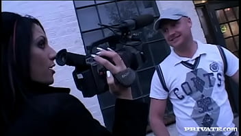 Tattooed samantha takes on two strangers cocks at the same time