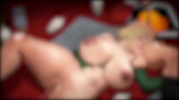 Naruto visitando a la vieja tusnade