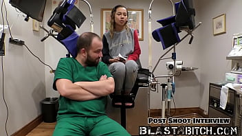 Kalani luana sucks dick twice and gets fucked by doctor