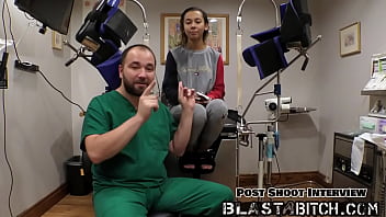 Kalani luana sucks dick twice and gets fucked by doctor